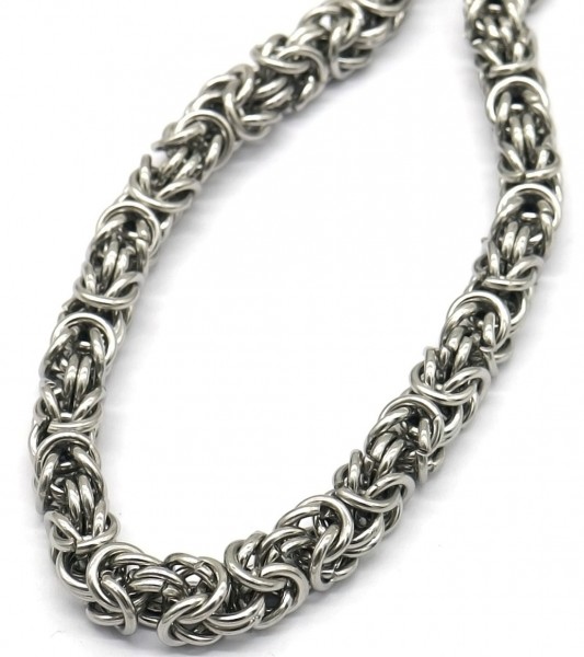 E-B11.1 N628-008 S. Steel Necklace XL 10mm Chain 55cm