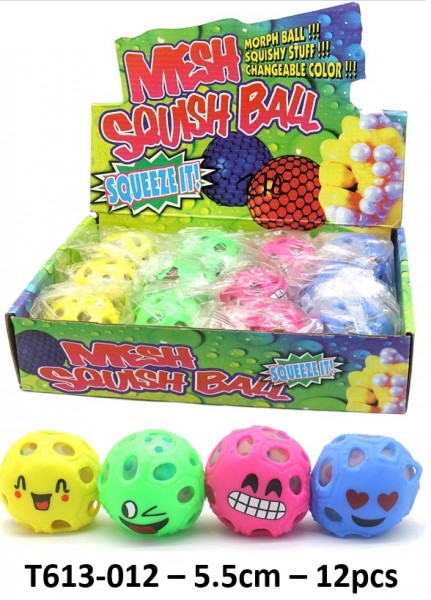 Q-N8.2 T613-012 Squish Ball 5.5cm - 12pcs