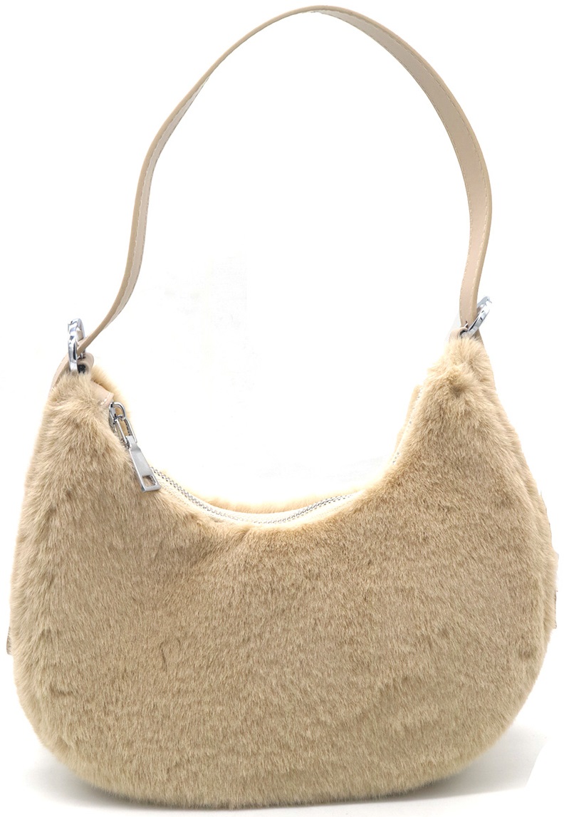 Q-K5.2  BAG727-010-5 Fluffy Bag PU 25x20x8cm