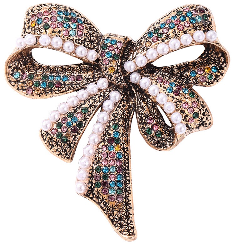 E-E15.3 P2605-060 Brooch Bow 6cm