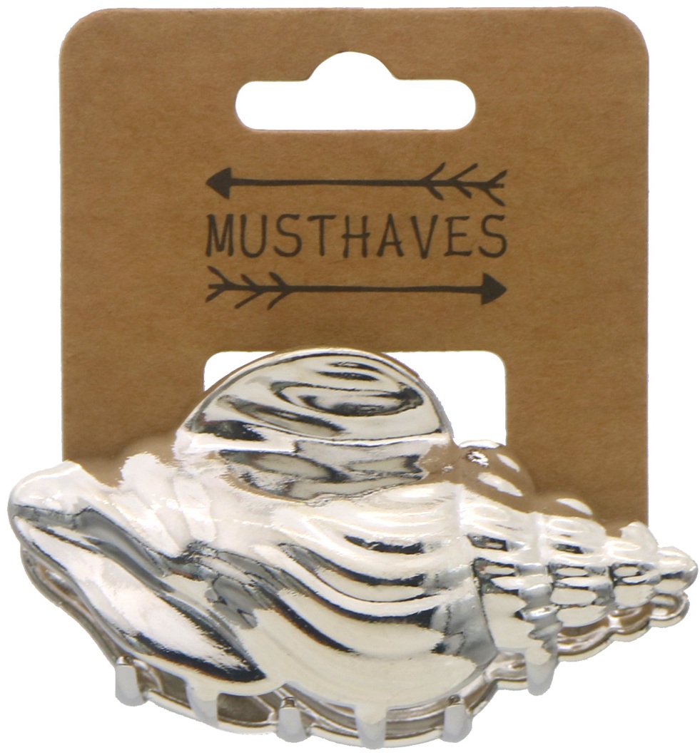 S-B2.3 H1127-008S Metal Hair Shell 7cm Heart