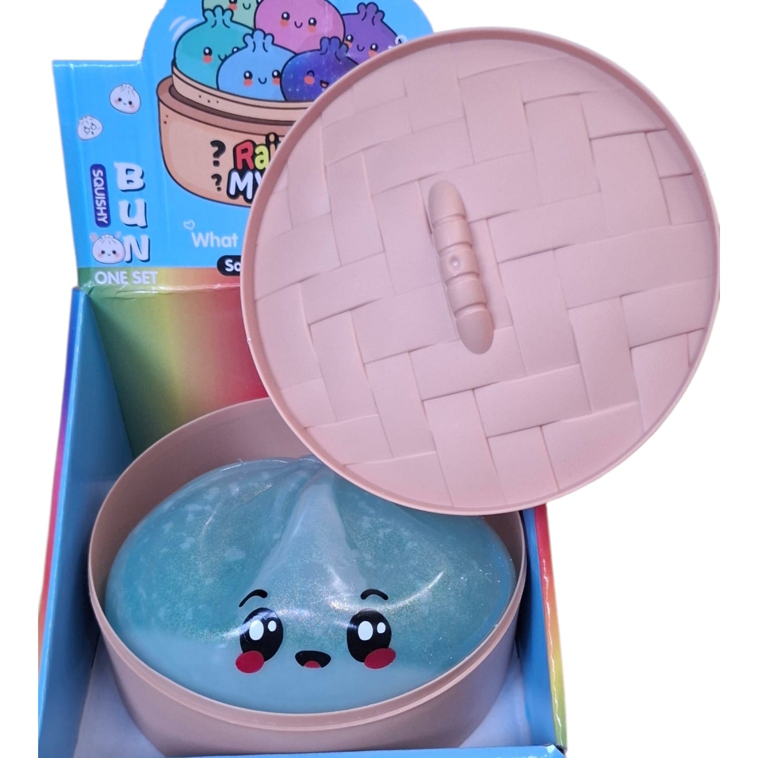 Y-A6.3 TOY004-012 Squishy Dumpling XXL 15cm -Glitter - Mixed Colors