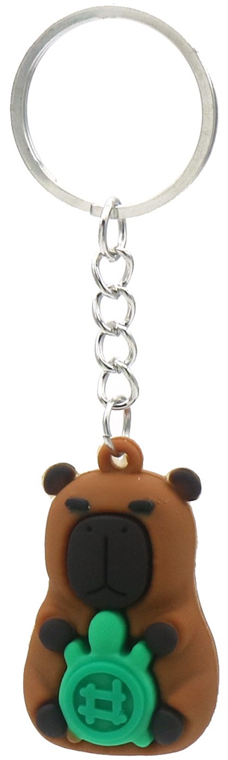 F-B14.1 KY1146-002 Capybara Keychains - 12pcs