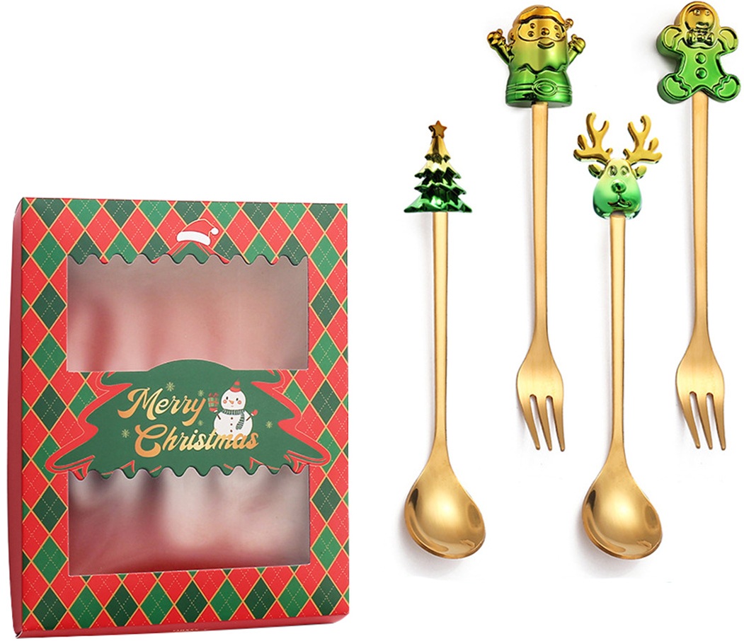 R-D6.2 DC1052-020-2 Gift Set Cutlery 4pcs- Christmas