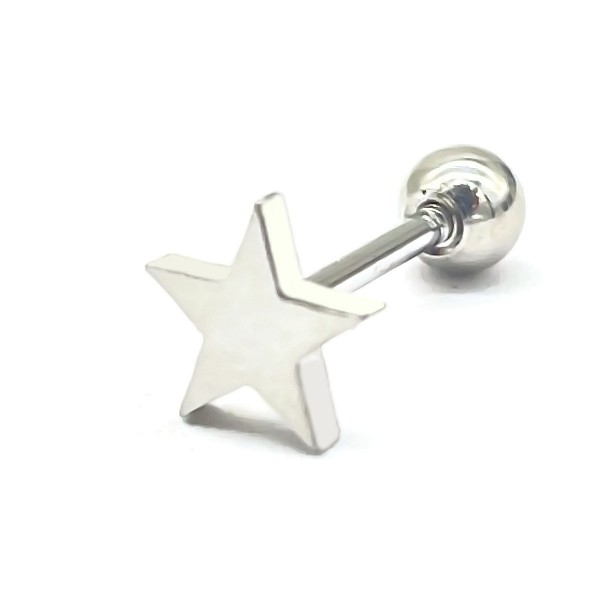 C-D20.5 E620-003S S. Steel 316L Ear Piercing 5mm C-D20.5 E620-003S S. Steel 316L Ear Piercing 5mm