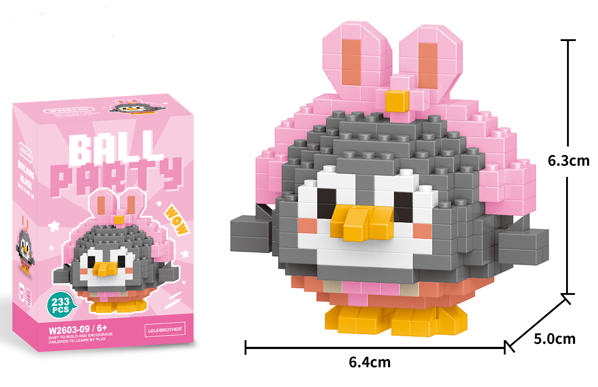 Q-L3.2  W2603-09  Mini Building Block Set Penguin