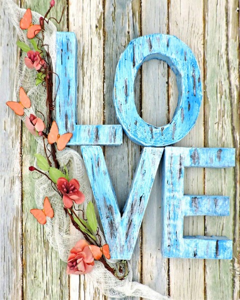 Q-P6.1 DP2280236  Diamond Painting Love 50x40cm - Square Sto