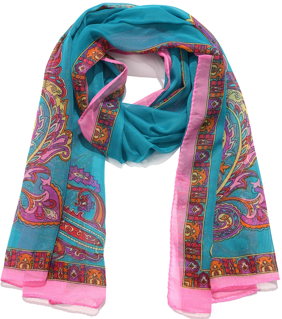 H-F1.2 SCARF2480-037-4 Summer Scarf Extra Thin 150x50cm