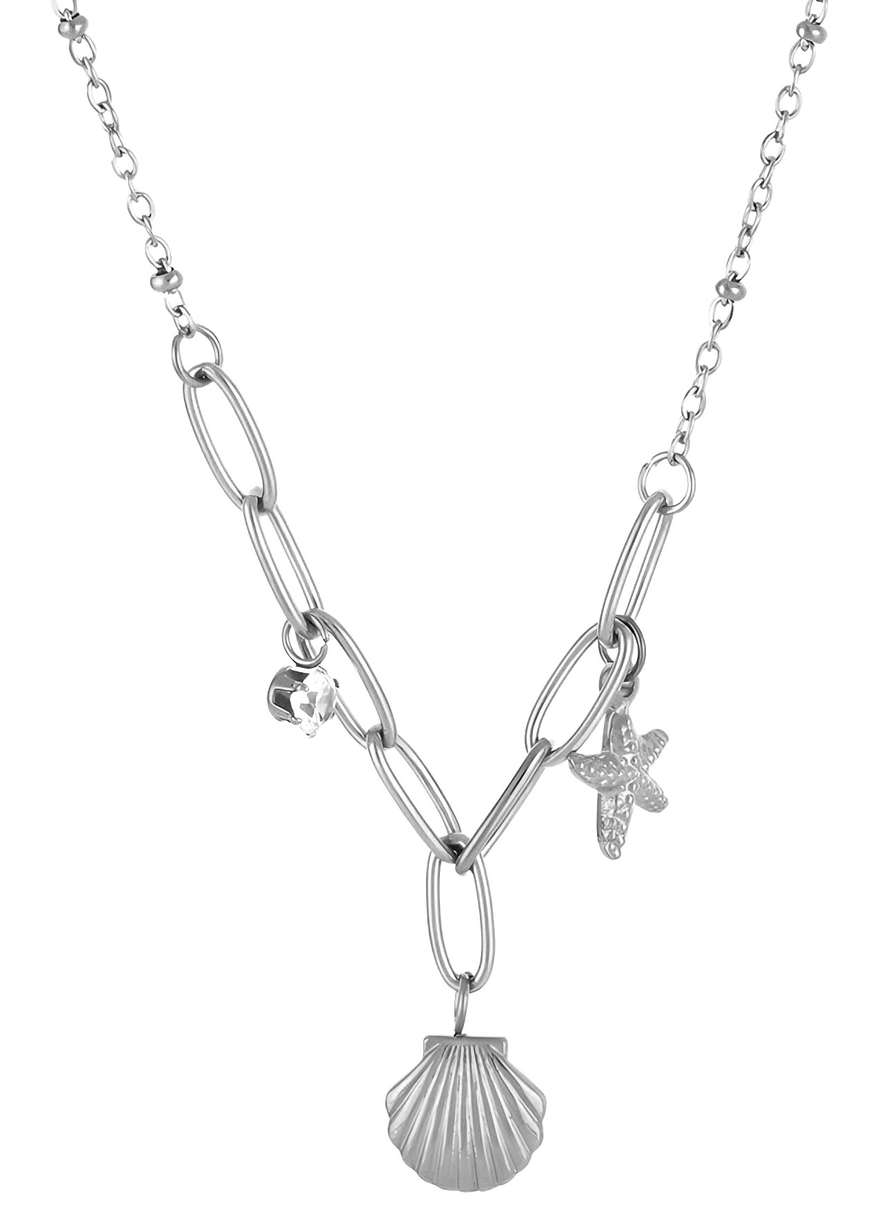 I-A20.1 N074-021S S. Steel Necklace Charms 40-45cm