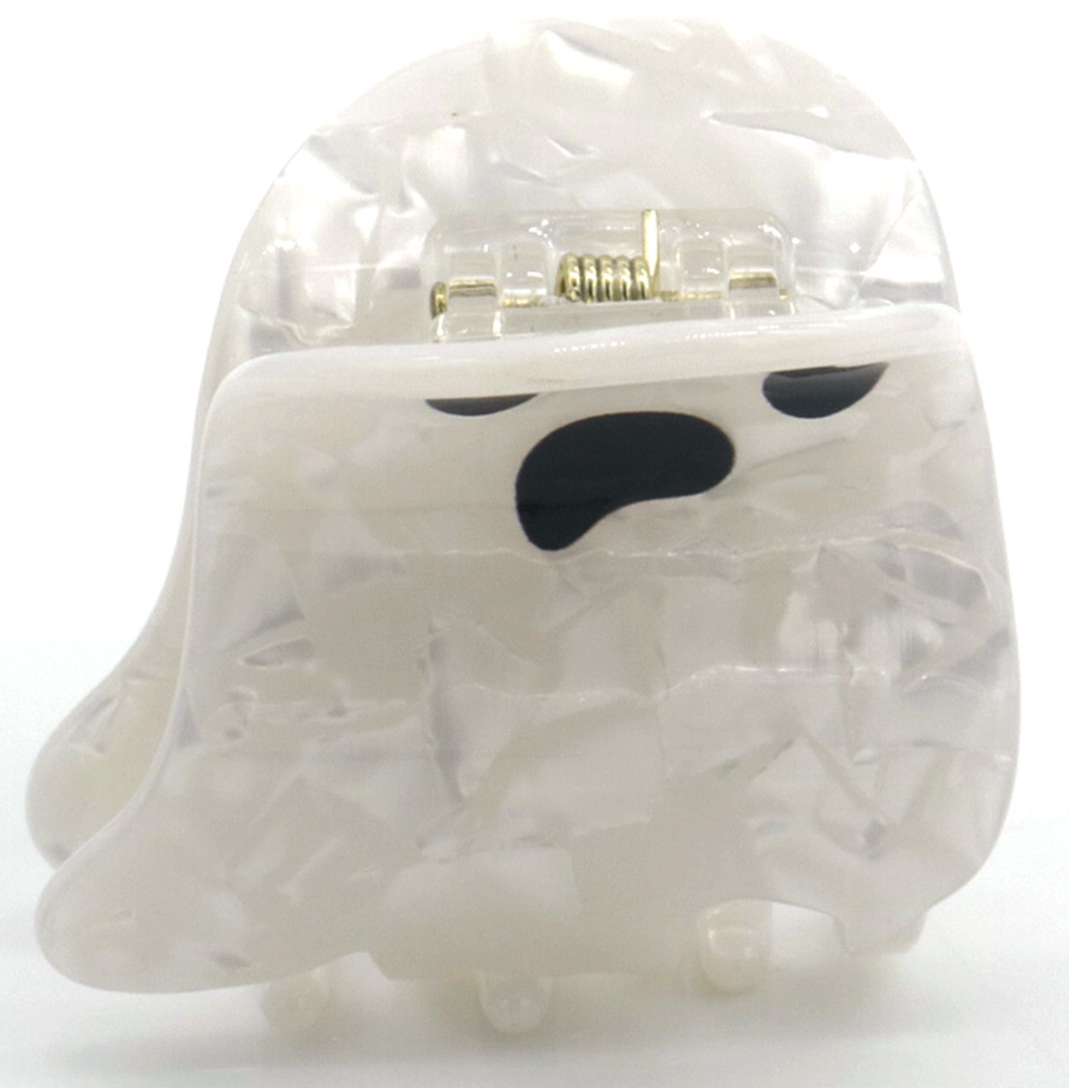 X-E10.2 H1038-019-1 Hair Claw Halloween Ghost 4.5cm