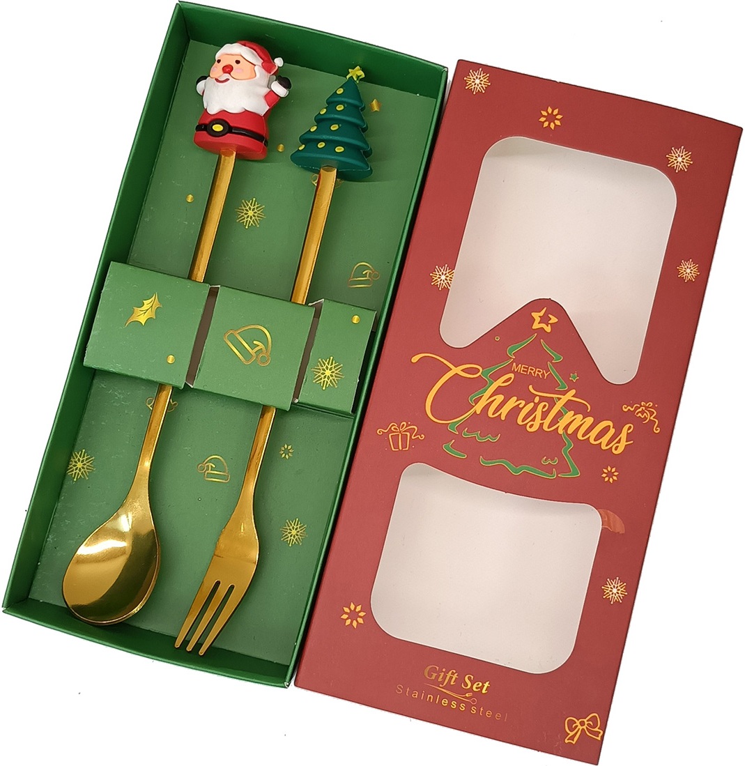 R-B7.1 DC1052-006-1 Gift Set Cutlery 2pcs- Christmas