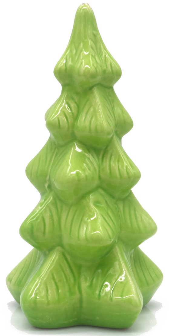K-C4.2  DC1053-001-4 Ceramic Christmas Tree 15.5cm Green