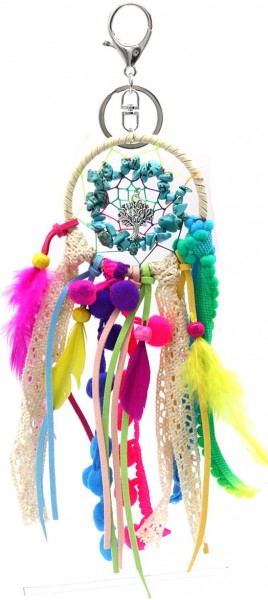 G-A10.2 KY536-204 Keychain Dreamcatcher 22cm Multi