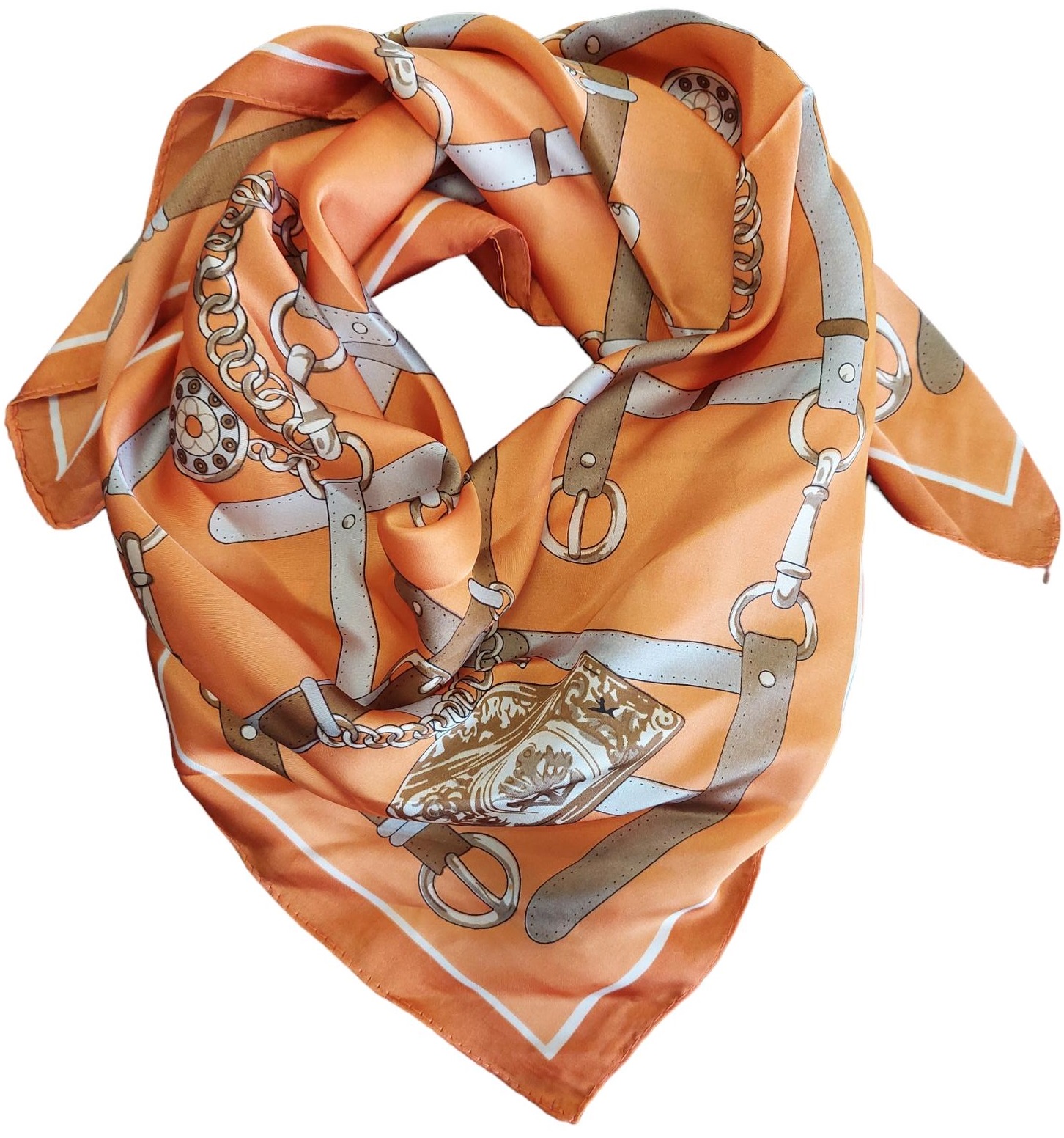 X-A3.2 SCARF815-001-3 Silk Look Scarf 70x70cm X-A3.2 SCARF815-001-3 Silk Look Scarf 70x70cm