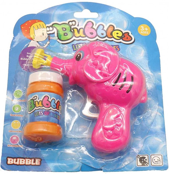 Z-F3.2 T619-033 Elephant Bubble Shooter 21x18cm
