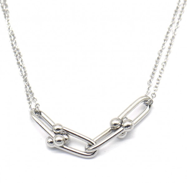 C-F8.3 N031-037S S. Steel Necklace