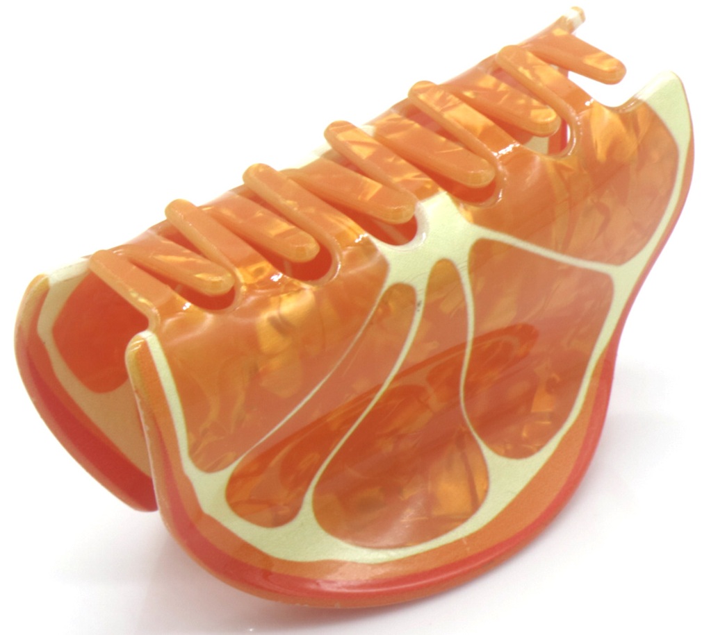 X-G6.2 H1038-003 Trendy Hair Claw Orange 8.5cm