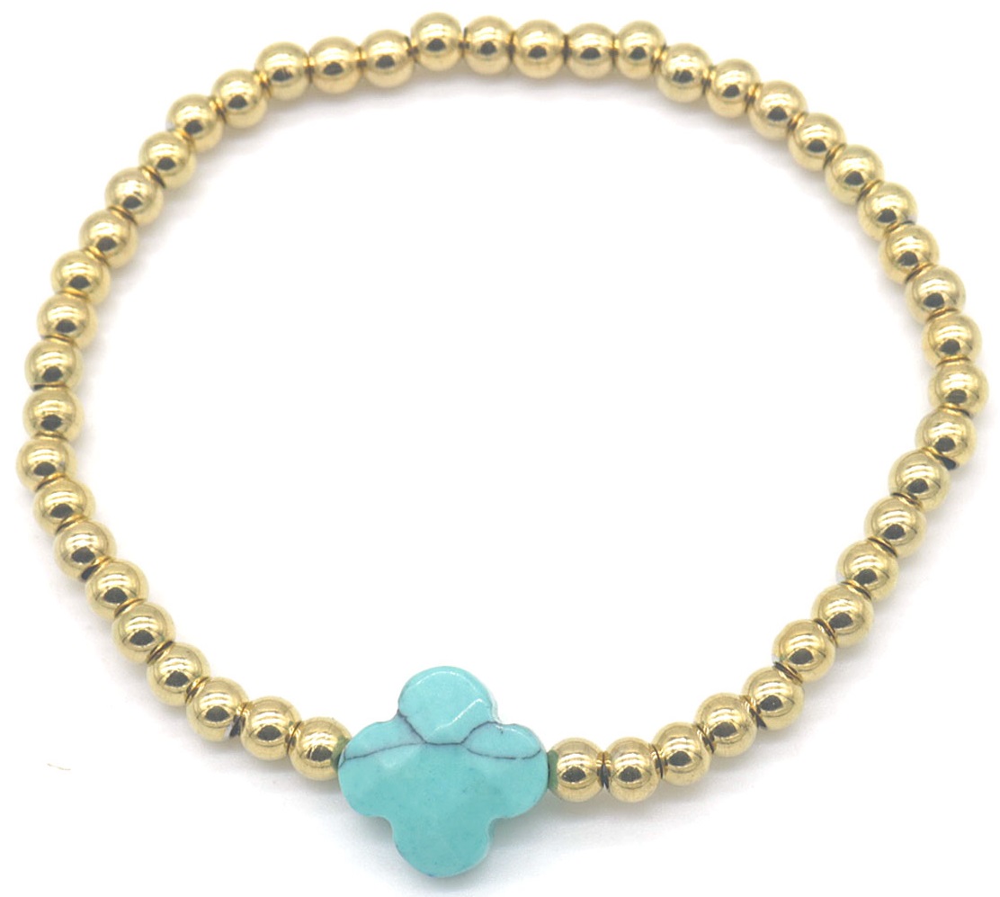 F-F3.3 B1661-119-3 S. Steel Bracelet Clover