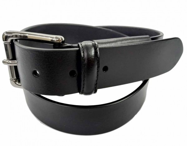 S-C4.1  M027 Leather Belt Black 3.5x105cm