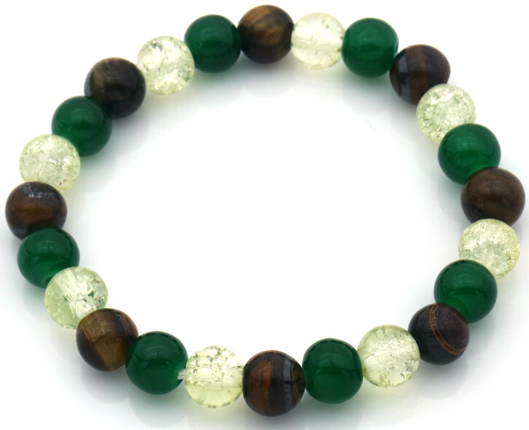 A-E17.1  B003-010 Stone Bracelet 8mm - 19cm
