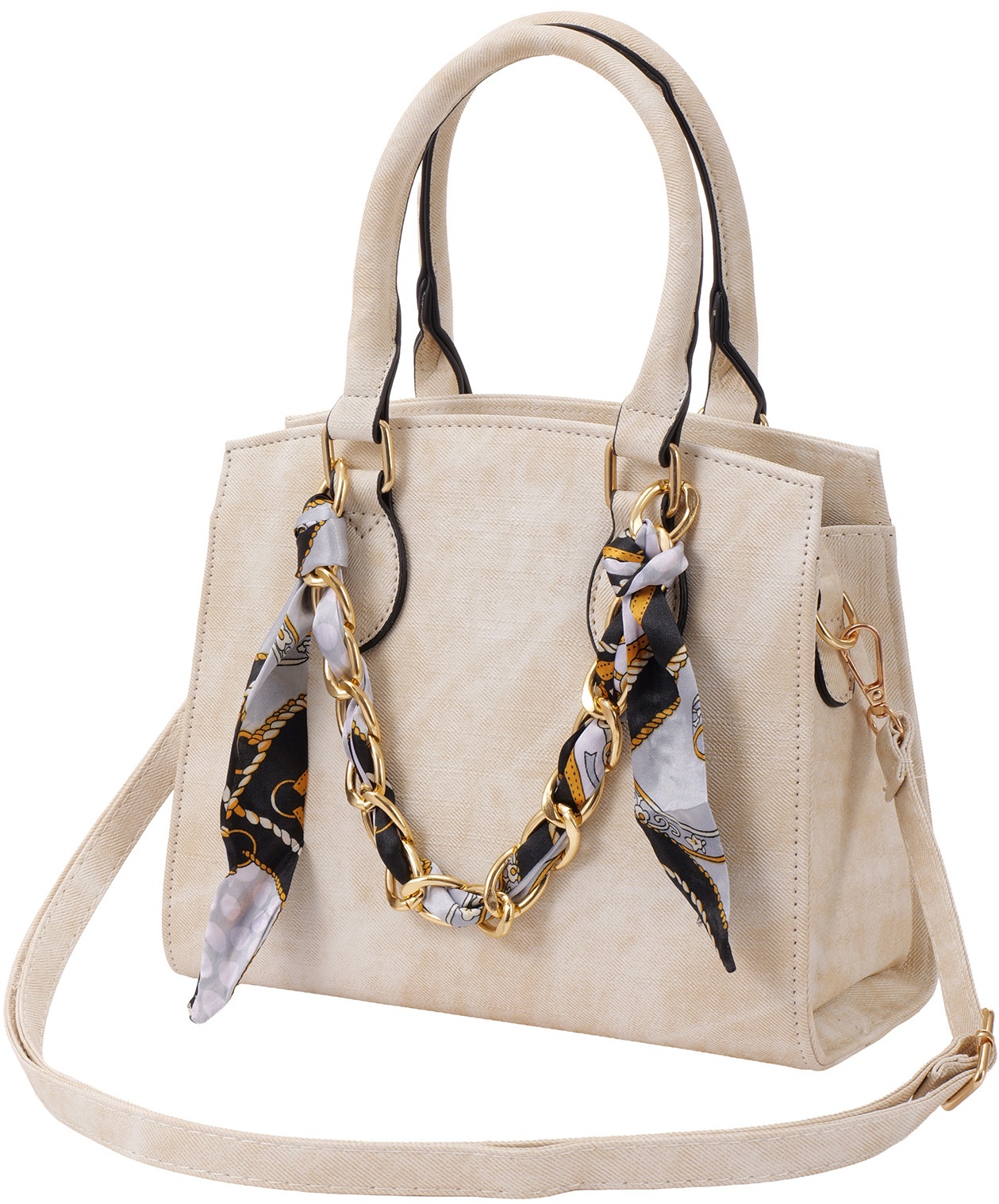 Q-F7.2 BAG1117-002-2 Pu Bag 26x20x11cm Beige