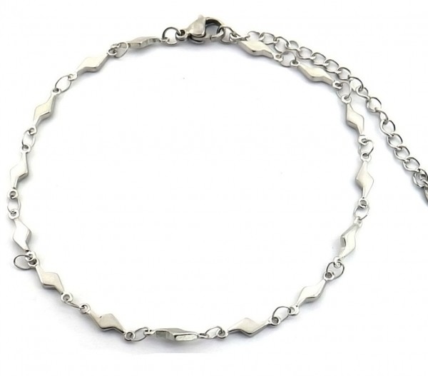 C-C18.3 ANK038-028S S. Steel Anklet