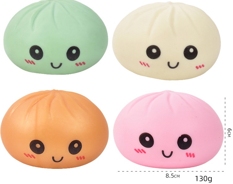 T-A8.2 TOY2610-010 Squishy Dumpling Large 8.5x6cm - Green